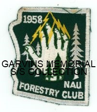 Z MISCELLANEOUS,ARIZONA,NAU FORESTRY CLUB 1958 1